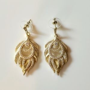 Kendra Scott Emelia Statement Earrings Gold